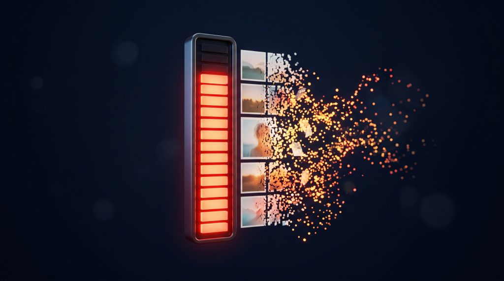 переполненное хранилище icloud